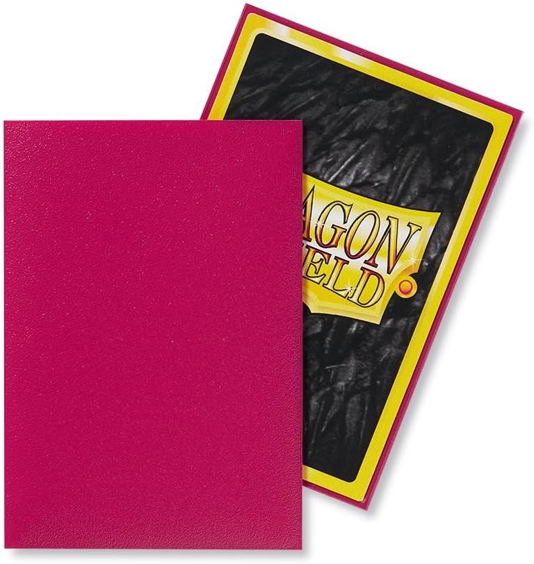 Dragon Shield Small Sleeves - Japanese Matte Magenta (60 Sleeves) - Image 4
