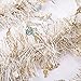 iPEGTOP 3Pcs x 6.6FT Hanging Tinsel Garland, Classic Christmas Wedding Party Holiday Tinsel Ornaments Christmas Tree Decorations, White & Gold