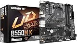 Gigabyte B550M K Motherboard AMD Ryzen 5000 4 DIMM DDR4 PCIe 4.0 M.2 GbE