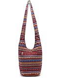 KARRESLY Bohemian Cotton Hippie Crossbody Bag Hobo Sling Bag Handmade Messenger Shoulder Bags | Bohemian, Cotton, Hippie, Handmade, Messenger