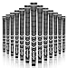 Champkey Multi Compound Golf Grips Set of 13 (5 Oz Solvent,Hook Blade,15 Tapes & Vise Clamp Available)-Choose Between 13 Grips & All Repair Kits and 13 Grips & 15 Tapes (Black&Black, Standard Szie)