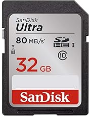 SanDisk Ultra Scheda di Memoria SDHC Traditional, Velocità fino a 80 MB/sec, 32 GB, Classe 10