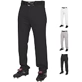 Rawlings | Men&rsquo;s Semi-Relaxed Full Length Baseball Pants | Piped | Adult Sizes | Multiple Colors