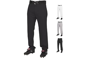 Rawlings | Men’s Semi-Relaxed Full Length Baseball Pants | Piped | Adult Sizes | Multiple Colors