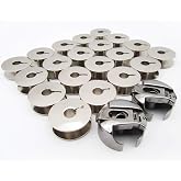 CKPSMS Brand- 2 bobbin cases and 20 bobbins Compatible with/Replacement for PFAFF brand industrial 138 238 333 335 438 460 463 and PFAFF brand household 229 230 260 261 332 360 362 807 Sewing Machine