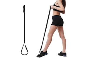 THINP 45 Inch Long Leg Lifter Large Leg Lifter Strap Durable Rigid Handle Foot Loop Lift Assist Devices for Wheelchair Limited Mobility Knee Hip Replacement Surgery