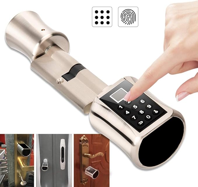 Pssopp Smart Türschloss Mit Fingerabdruck & Gesichtserkennung - 1080P Kamera