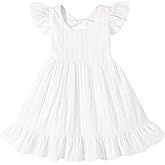 Toddler Girl Summer Dress Outfits Backless Bow Family Photo Sundress Dresses Clothes for Baby Girls