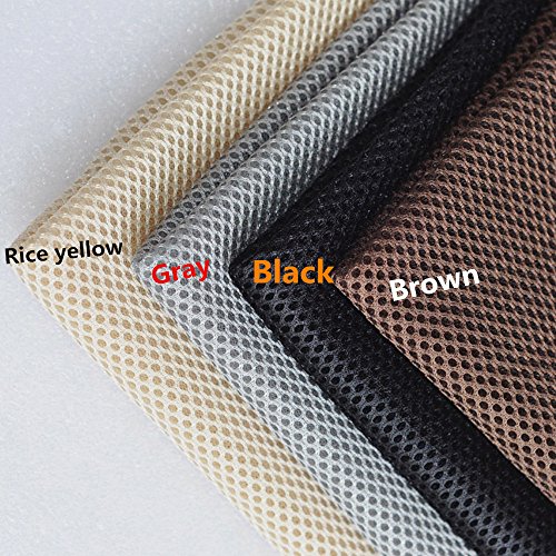 New Speaker Grill Cloth Stereo Gille Fabric Speaker Mesh Cloth Gray 1.4mx0.5m - Thumbnail 2