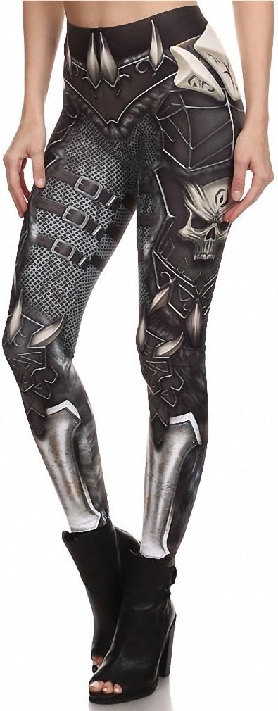 FUSZZY Women's Digital Print Skinny Fitness Leggings Running Yoga Pants