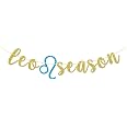 Leo Season Birthday Banner – Glitter Zodiac Party Decor - View #3