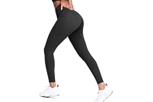 Yogaration Buttery-Soft Gym Leggings for Women with 7'' Pockets, 5.5" High Waist Yoga Pants Women, Womens Workout Leggings