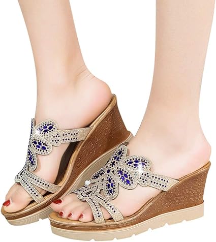 platform slippers for ladies