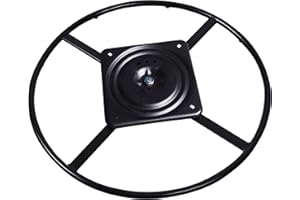 Yoogu Heavy Duty 25.5" Recliner Chair Sofa Furniture Ring Swivel Base Replacement with 10 Inch Plate (25.5 inch)