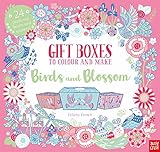 Gift Boxes to Colour and Make: Birds and Blossom (Colouring Book of Beautiful Boxes)