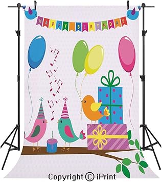 Amazon Com Birthday Decorations For Kids Photography Backdrops