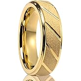 Concept Knight Golden/Silvery Tungsten Carbide Rings for Men and Women Sandblasted and Inlay Grooved Men's Engagement Wedding Bands Luxury High Polished