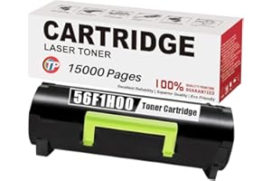 TonerParts Replacement 56F1H00 56F1H0E Toner Cartridge 15000 Pages for Lexmark MS321, MS421, MS521, MS621, MS622, MX321, MX42