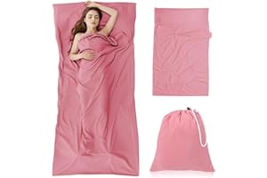 BREENHILL Self Tan Sleep Sack Breathable Protect Sheets From Self Tanner, Lightweight Poly Self Tanning Sheet Protector, Self Tanner Sleeping Bag, Travel And Camping Sheet, Sleeping Bag Liner