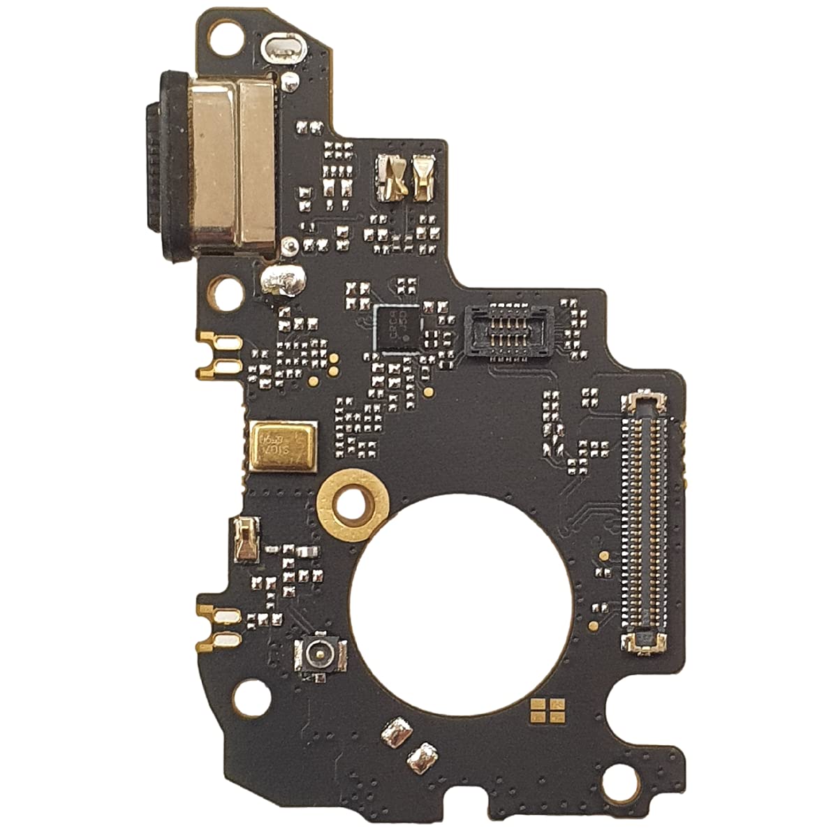 Smartex® Charging Port Flex cable compatible with Xiaomi 9 (M1902F1G)– Dock Connector + flex cable for Microphone, Home button, Loudspeaker, Antenna — image 1