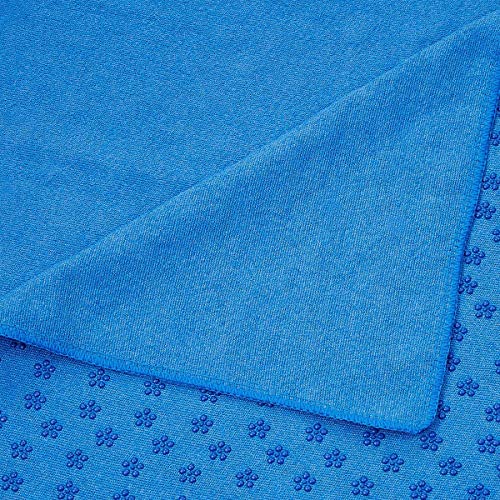 image for Leyeet Yoga Mat Towel Microfiber No-Slip Yoga Mat Cover Towels Sweat A