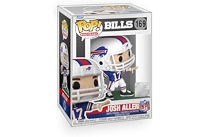Epic Collectibles Pop Football: Bills - Josh Allen in Throwing Stance Vinyl Figure Included with Box Protector Compatible for Funko