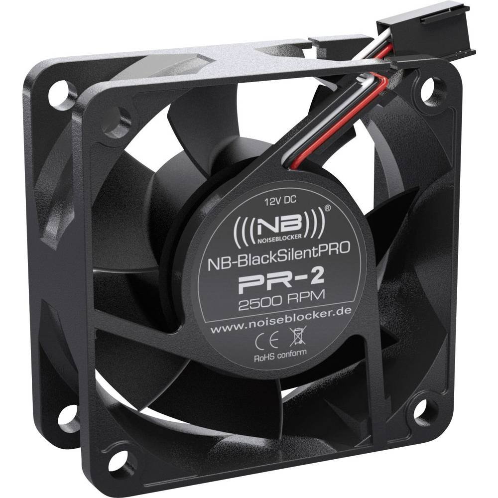 Noise Blocker PR-2 BlackSilentPro Fan (60 x 60 x 25 mm) — image 1