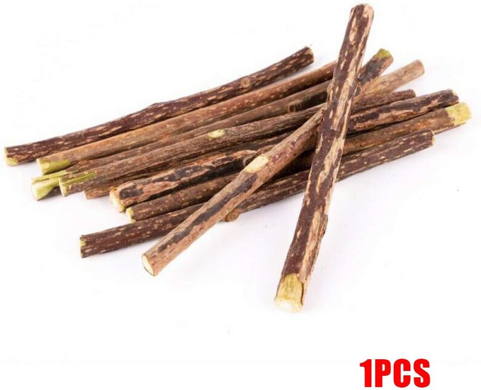 Delisouls Cat Catnip Sticks, Natural Cat Dental Pet Molar Toothpaste Silvervine Stick, Cat Treats Sticks Teeth Grinding Chew Toys for Teeth Cleaning