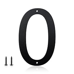 6 Inch House Numbers and Metal Letters for Outdoor