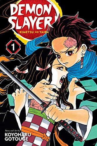 鬼滅の刃　1巻　初版　Demon Slayer first printing Demon Slayer 1: Kimetsu no yaiba: Gotouge, Koyoharu: 9783964332806