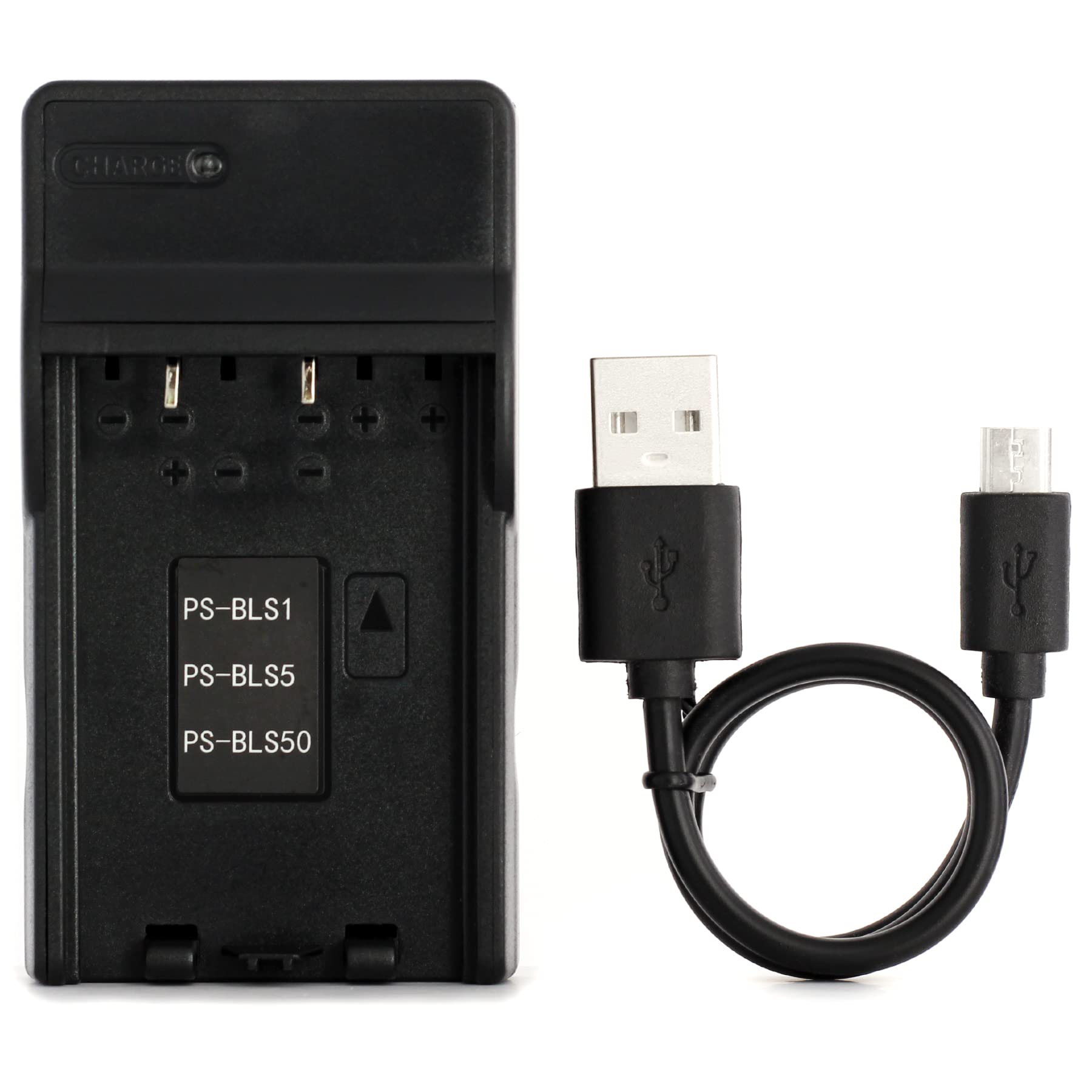 Norifon BLS-1 USB Charger for Olympus E-400, E-420, E-450, E-600, E-620, E-M10, E-P1, E-P2, E-P3, E-PL1, E-PL2, E-PL3, E-PL5, E-PL6, E-PL7, E-PM1, E-PM2, Stylus 1, 1s Camera and More