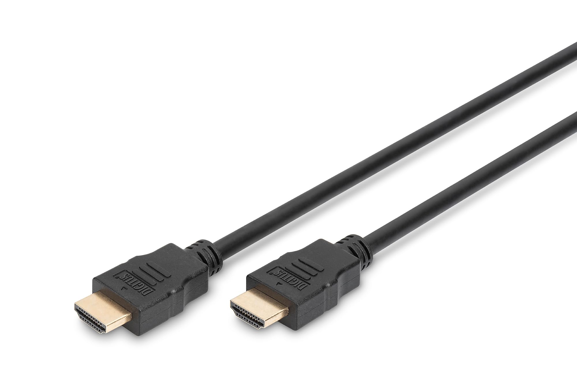 DIGITUS HDMI Cable - 10m - Full HD 1080p 60Hz - gold-plated contacts - compatible with TV, projector, monitor - black — image 1
