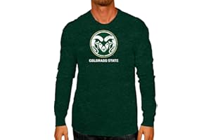 Campus Colors NCAA Adult MVP Heathered Logo Long-Sleeve Shirt