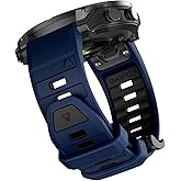 OVERSTEP Watch Bands Compatible with Fenix 8 Solar/Amoled 47mm 22mm Soft Siliocne Strap for Garmin Fenix 5/Fenix 5 Plus/Fenix 6/Fenix 6 Pro/Fenix 7 Smartwatch