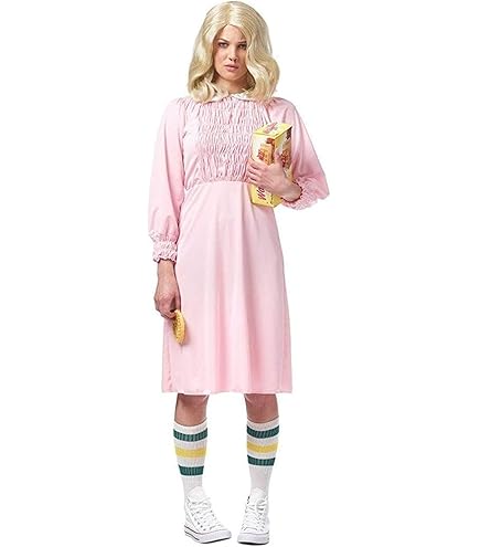 Amazon.com: Rubies 700032_L Stranger Things Child's Season 1 Eleven Dress,  Large : Clothing, Shoes & Jewelry