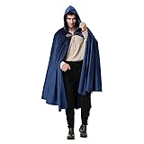 TOONRAIN Medieval cloak Men with Hood Renaissance