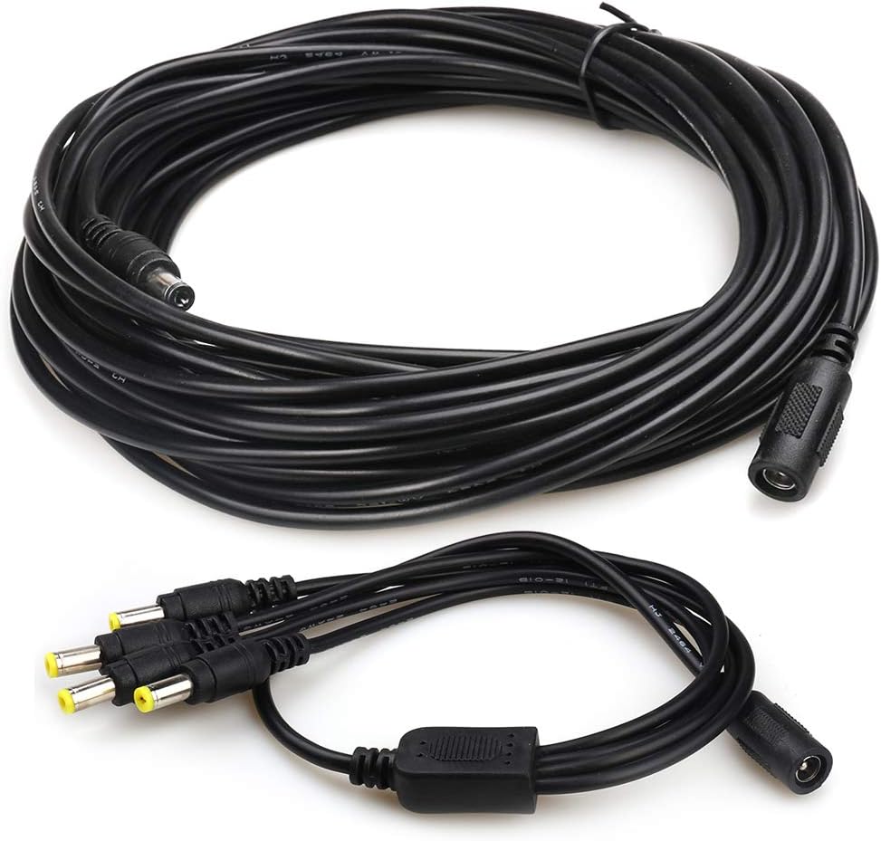 8m power extension cable for CCTV surveillance camera/IP Camra/DVR