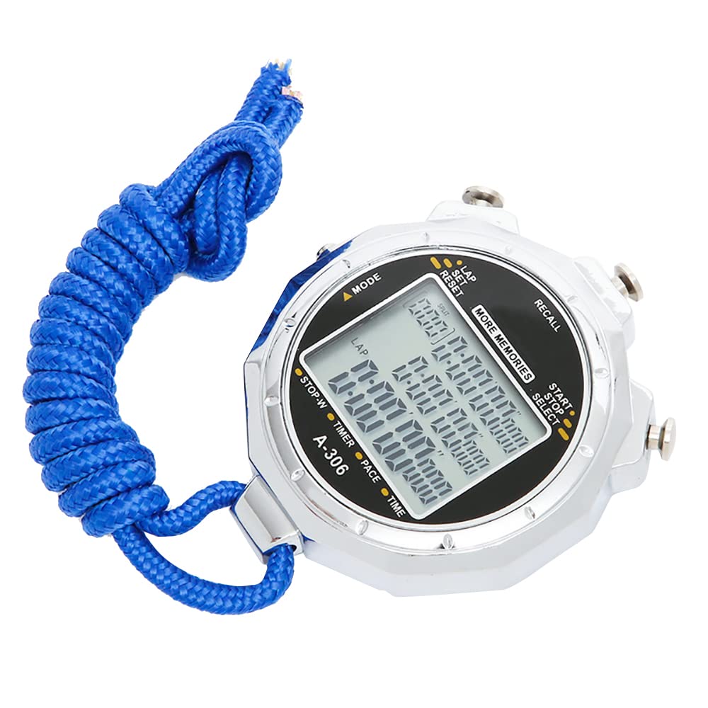 VOANZO Sport Stopwatch Timer Digital Display 1/1000 seconds Precision Electronic Digital Timer waterproof Outdoor Sports