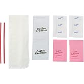 WNA 611912 9-Piece Coffee Condiment Kit, 12" x 12" 1-Ply Napkin (Case of 250)