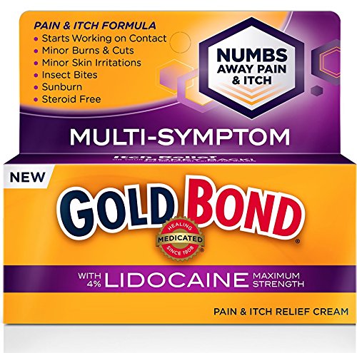 Gold Bond Pain & Itch Formula W/4% Lidocaine 1.75 oz (3 Pack)