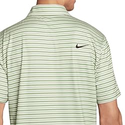Nike Men's Dri-FIT Tour Golf Polo Sea Glass | Black
