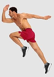 Men's Running Shorts with Zipper Pockets Quick Dry