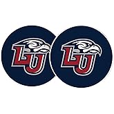 Desert Cactus Liberty University Car Accessories LU Flames Absorbent Sandstone Cup Coasters Licensed Product Set of 2 (Design A)