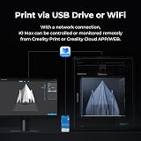 Creality K1 Max 3D Printer High-Speed 600mm/s 300x300x300mm AI Auto Leveling view 6