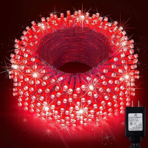 KNONEW Outdoor Christmas Lights 500 LED 197ft