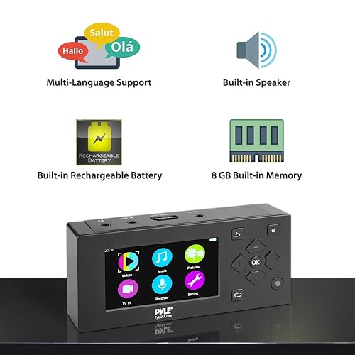 Pyle Video Game Capture Card w/LCD Monitor-AV Recorder, HDMI