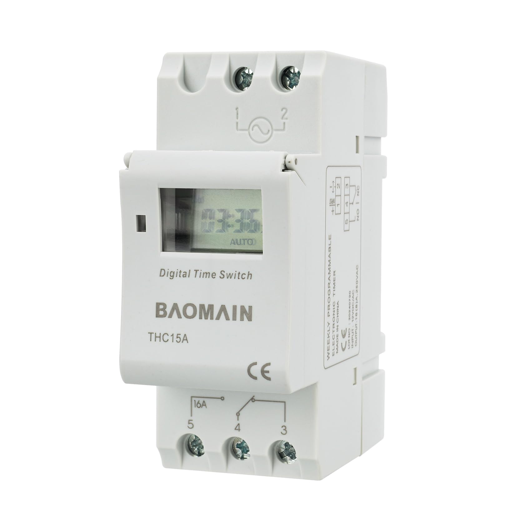 Baomain THC15A DC/AC 12V Digital LCD Power