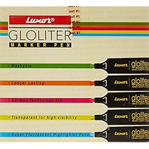 Luxor Gloliter Marker Pen – Magenta (Pack of 10)