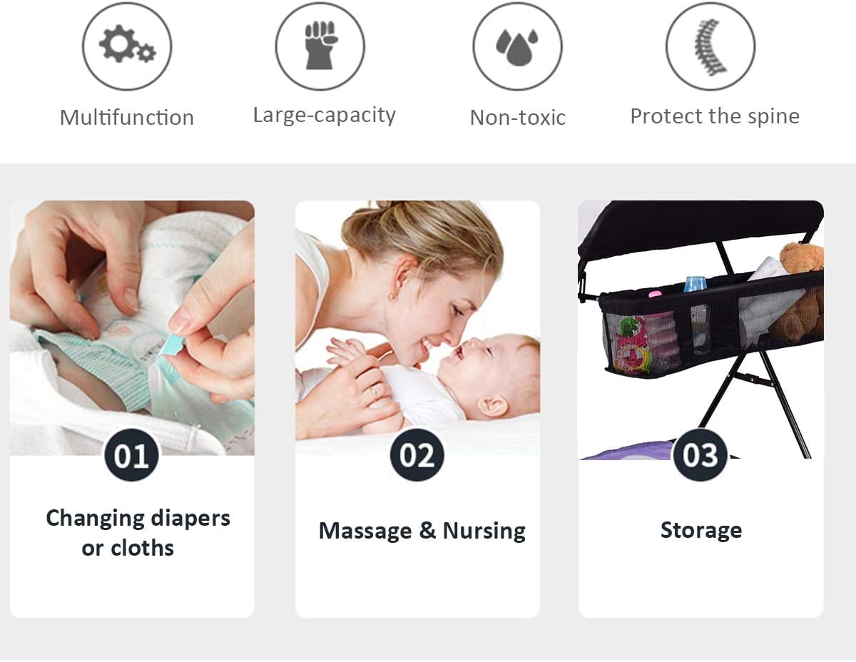 costzon folding diaper station