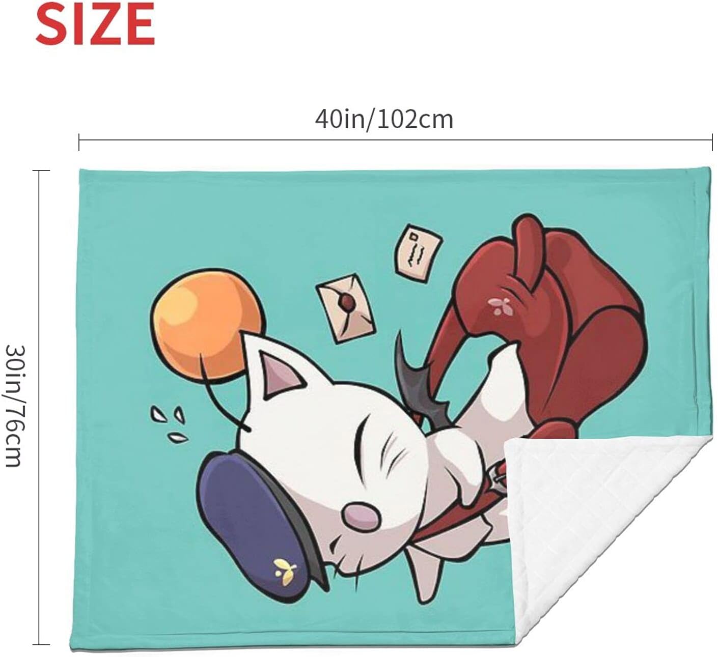 Amazon Co Jp ファイナルファンタジー モーグリ ブランケット 膝掛け 肩掛け ベビー毛布 冷房対策 コンパクト 洗える ふわふわ コンパクト ベビー 子供 メンズ レディース 暖かい 防寒 保温 軽い 76ｘ102ｃｍ Danesi ホーム キッチン